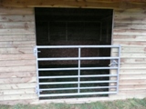 Extra Wide Shelter Door with Gate